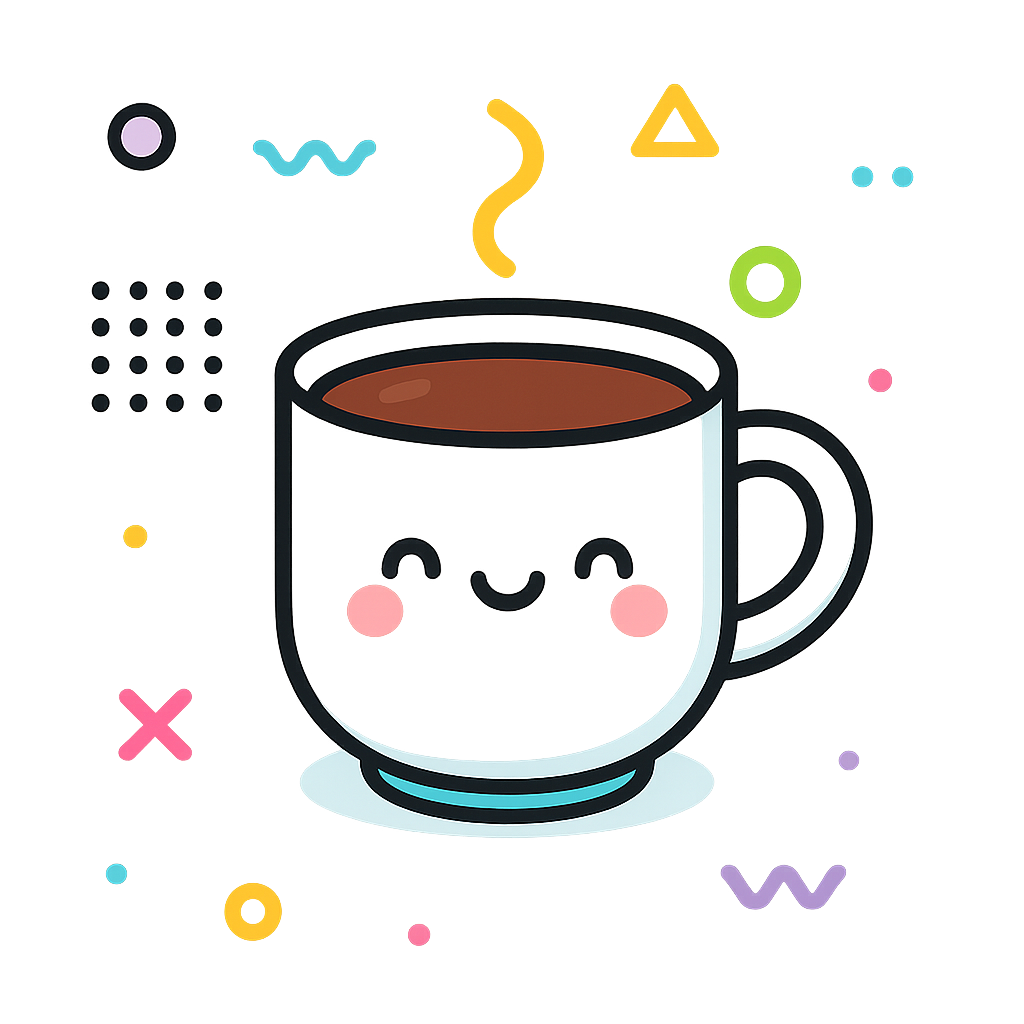 Illustration of Coffee cup session expiring