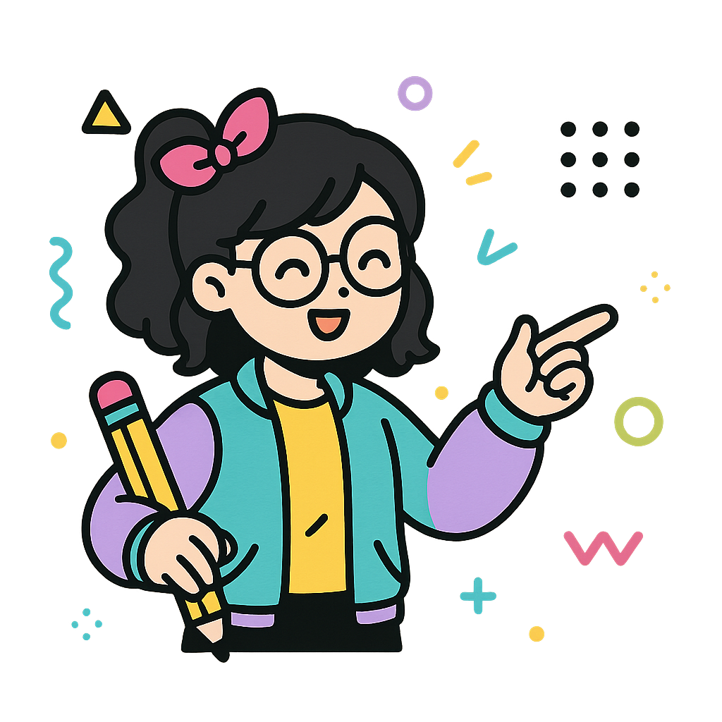 Illustration of Designer presenting product benefits